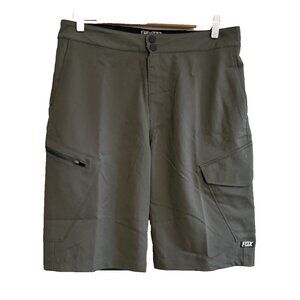 Fox Racing Men's Size 32 Gray Mountain Biking Ranger Cargo Shorts Riding Racing